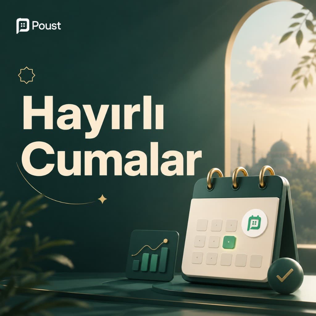 Hayırlı Cumalar — poust marka postu örnek post